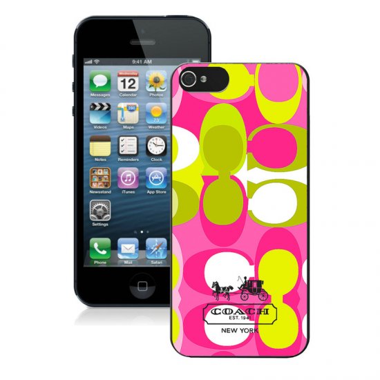 Coach In Signature Multicolor iPhone 5 5S Cases AIY | Women - Click Image to Close